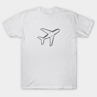 Plane Design T-Shirt